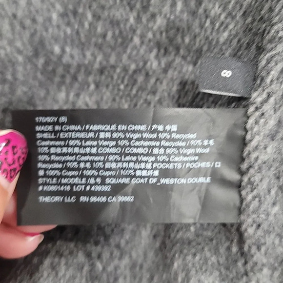 THEORY WESTON PLAID Wool Blend  Jacket - Picture 13 of 15